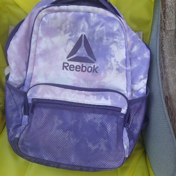 Purple Reebok backpack - Picture 1 of 3